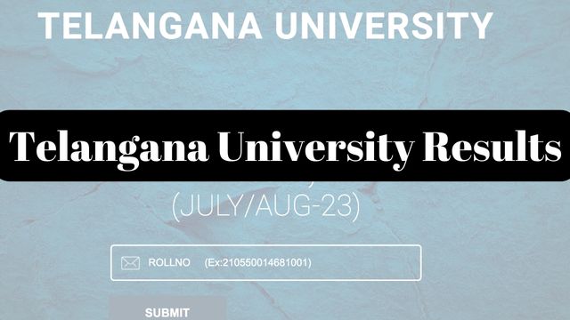 Telangana University Results